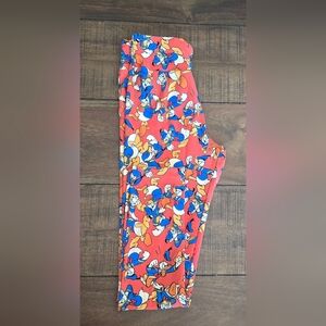 Donald Duck Print LuLaRoe Leggings OS